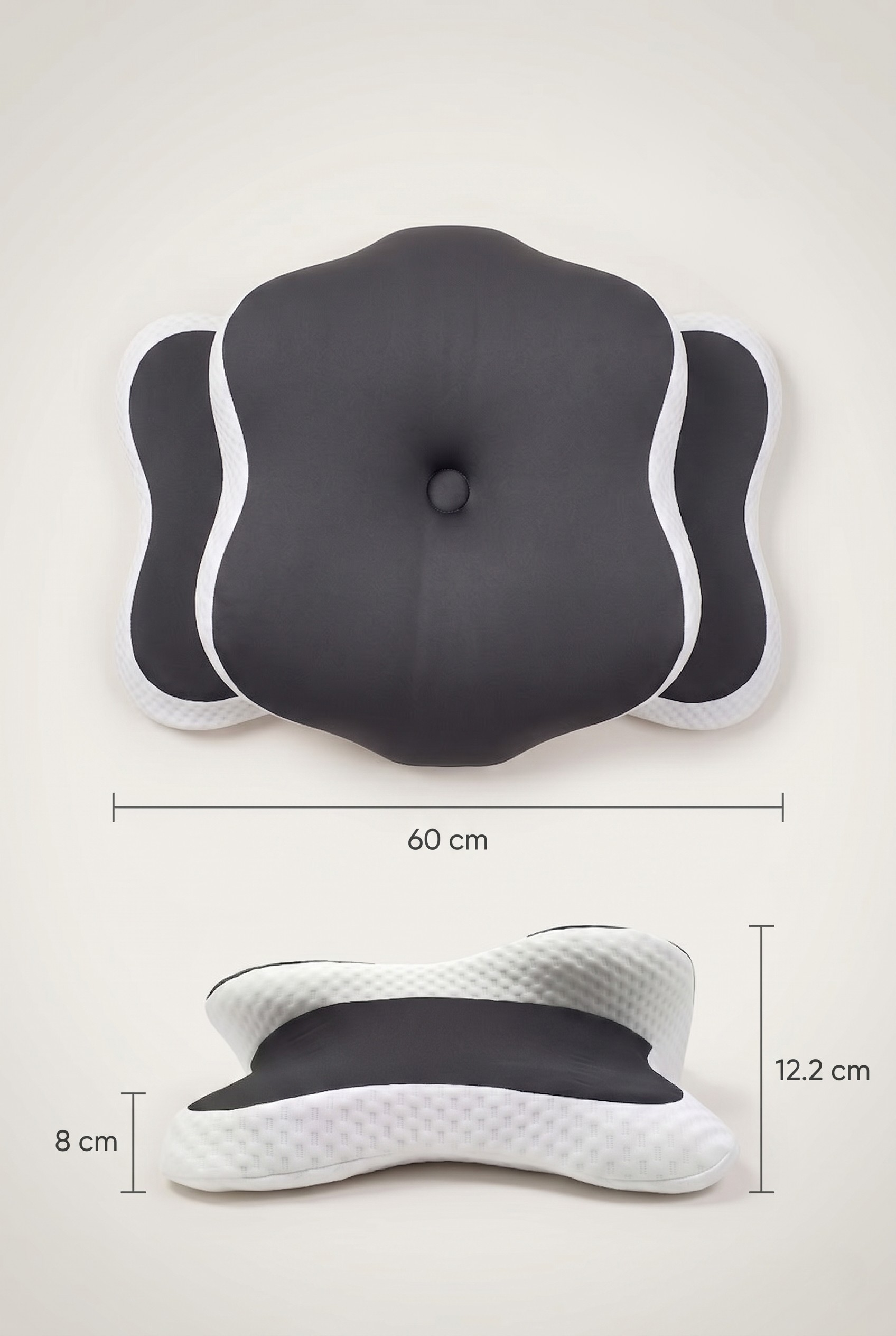 Oreiller Ergonomique Mémoire de Forme Cervical