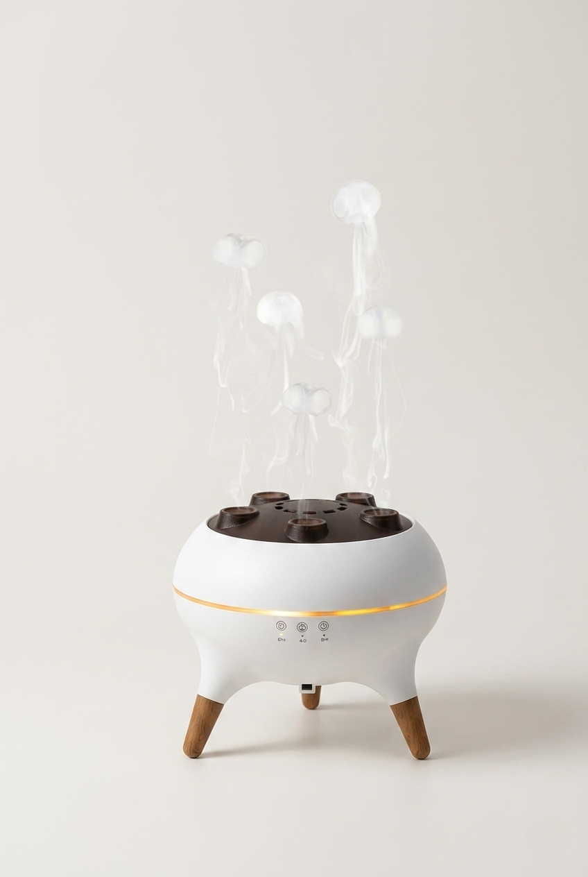 Humidificateur méduse ultrasonique