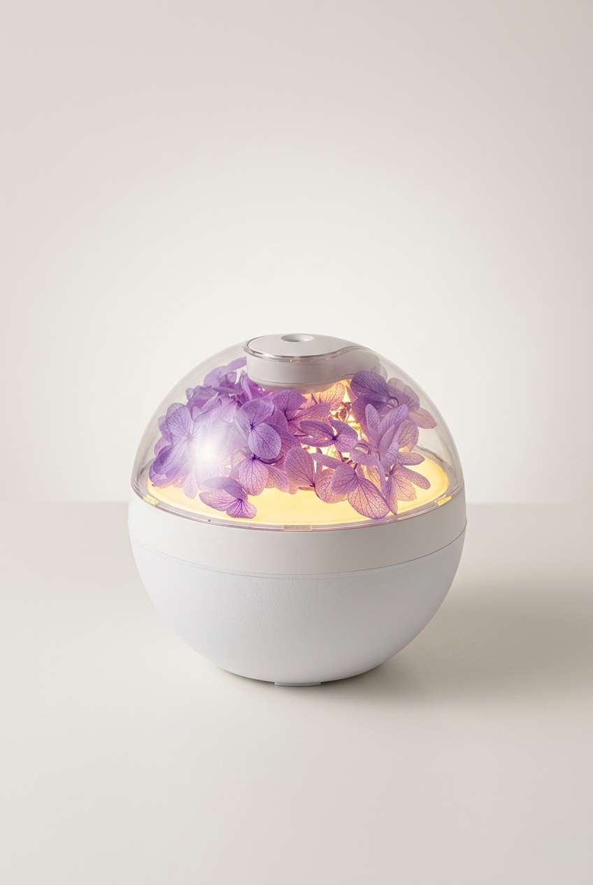 Humidificateur boule fleurs séchées