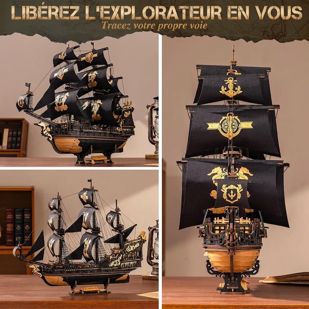 Maquette Voilier Trois-Mâts à Construire