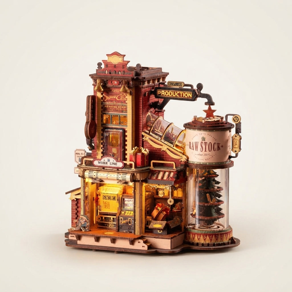 Boîte à Musique Fabrique de Noël à Construire
