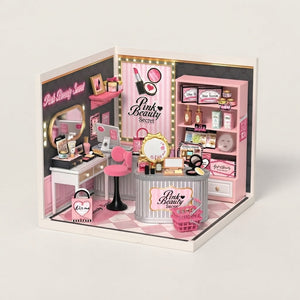 Boutique Beauté Rose Miniature Modulaire à Construire