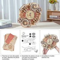 Horloge Murale Steampunk Zodiaque à Construire
