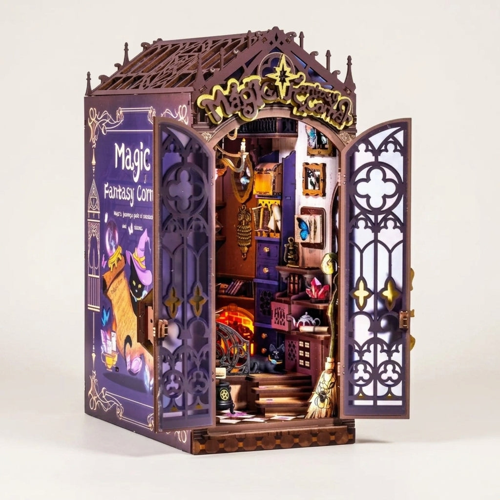 Book Nook Boutique de Sorcière Enchantée à Construire