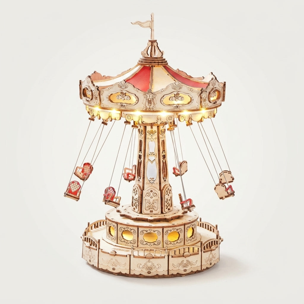 Carrousel Balançoires Rétro à Construire