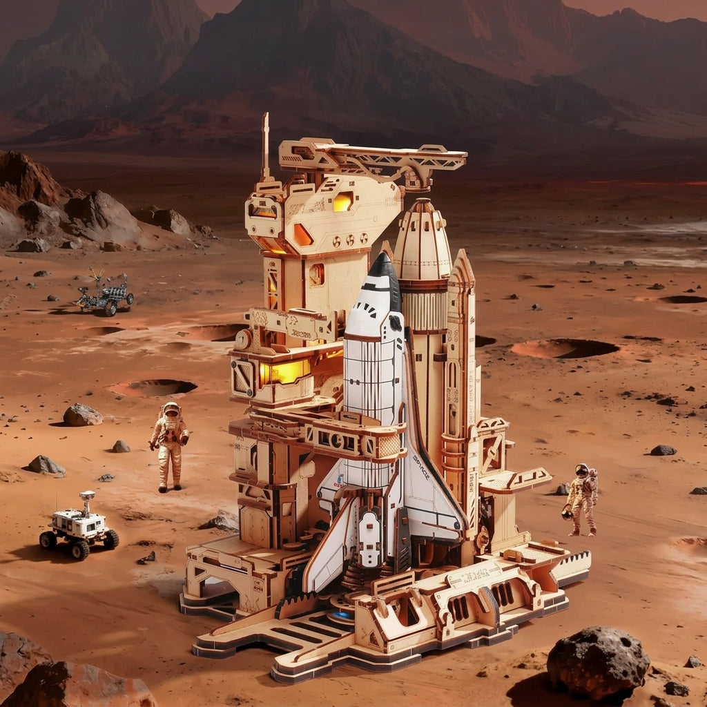 Navette Spatiale Lancement Mécanique à Construire