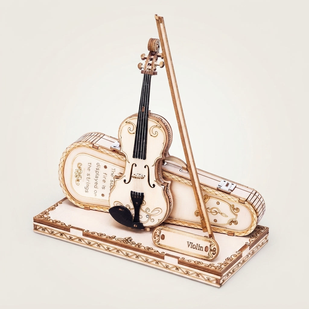 Violon Miniature en Bois à Construire