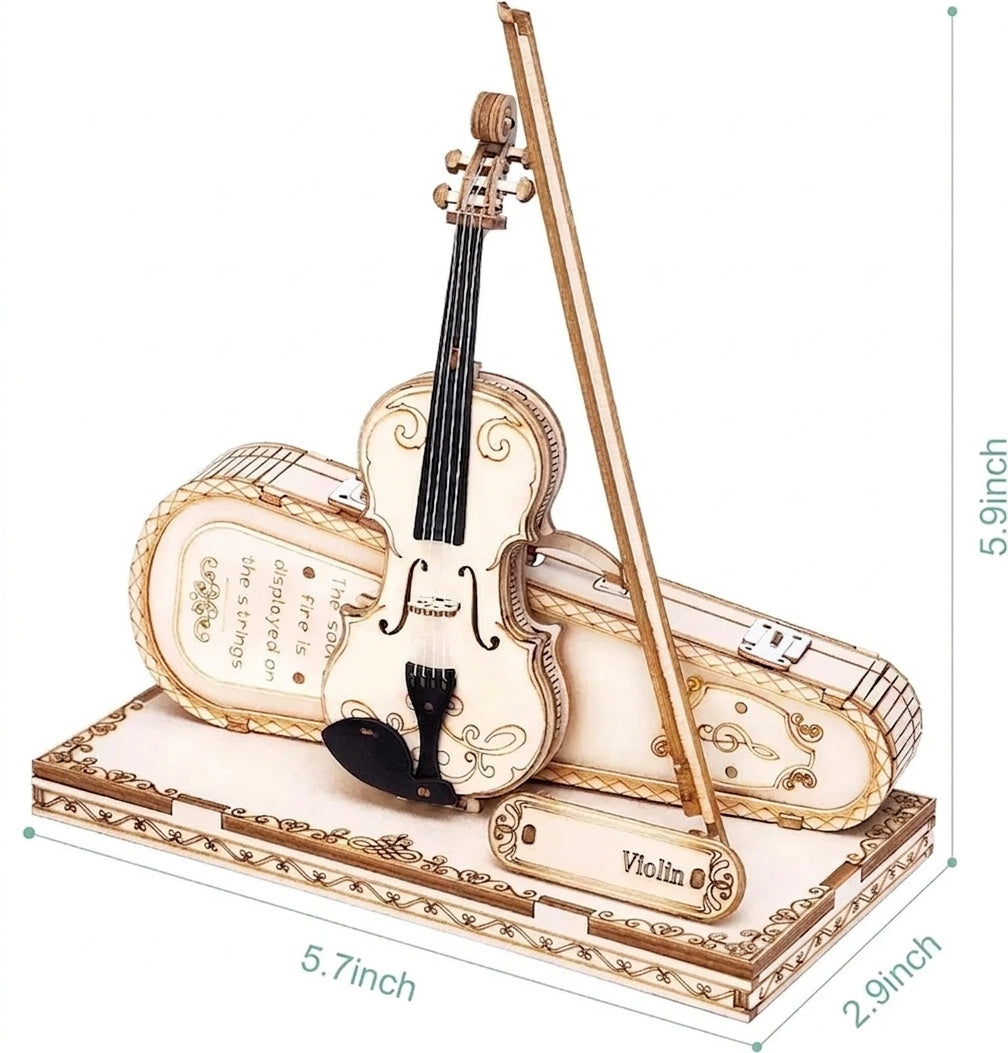 Violon Miniature en Bois à Construire