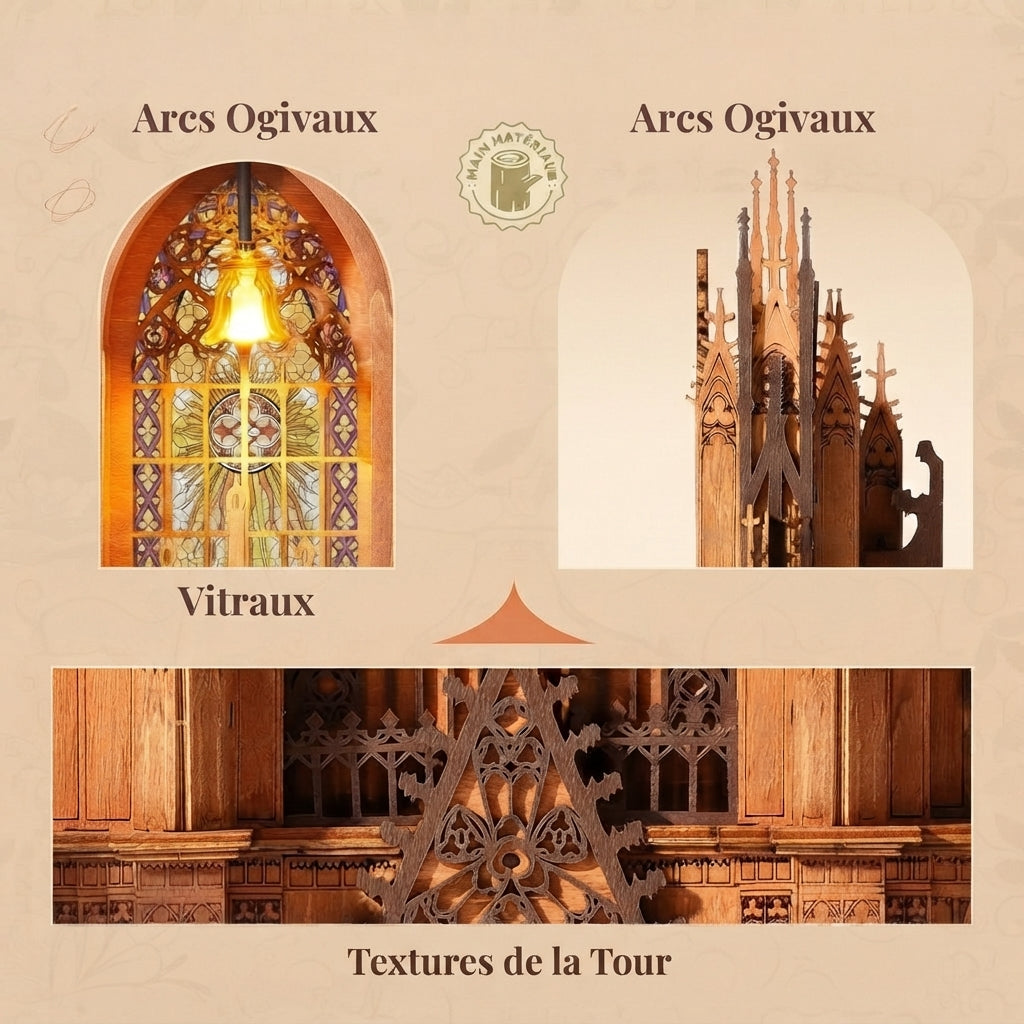 Cathédrale Gothique Miniature à Construire