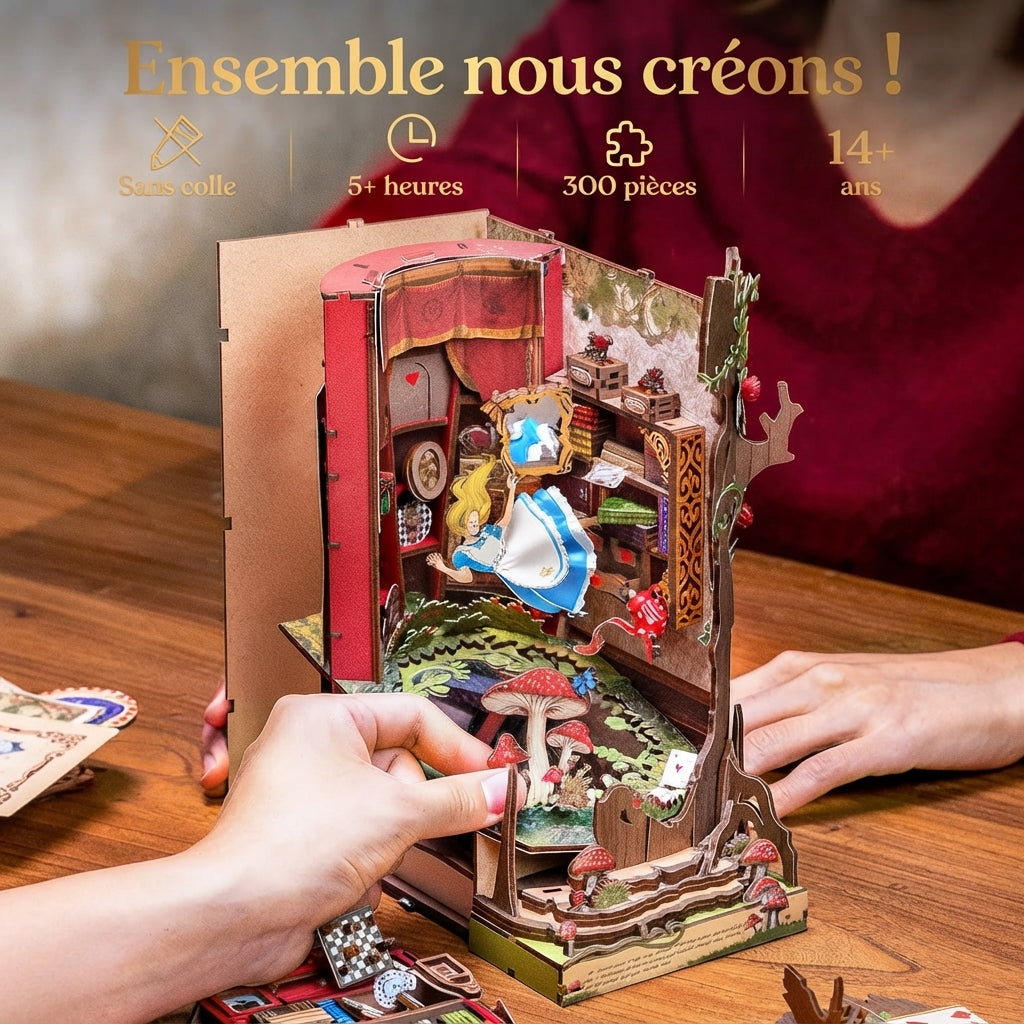 Book Nook Arbre Enchanté à Construire