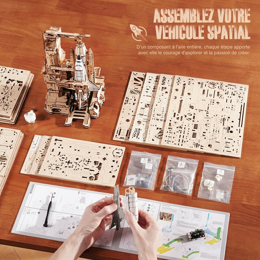 Navette Spatiale Lancement Mécanique à Construire