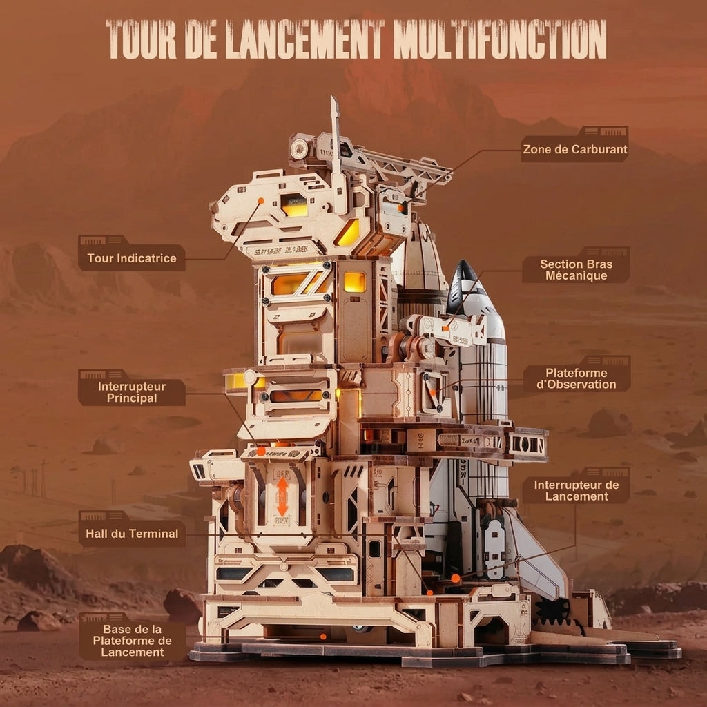 Navette Spatiale Lancement Mécanique à Construire