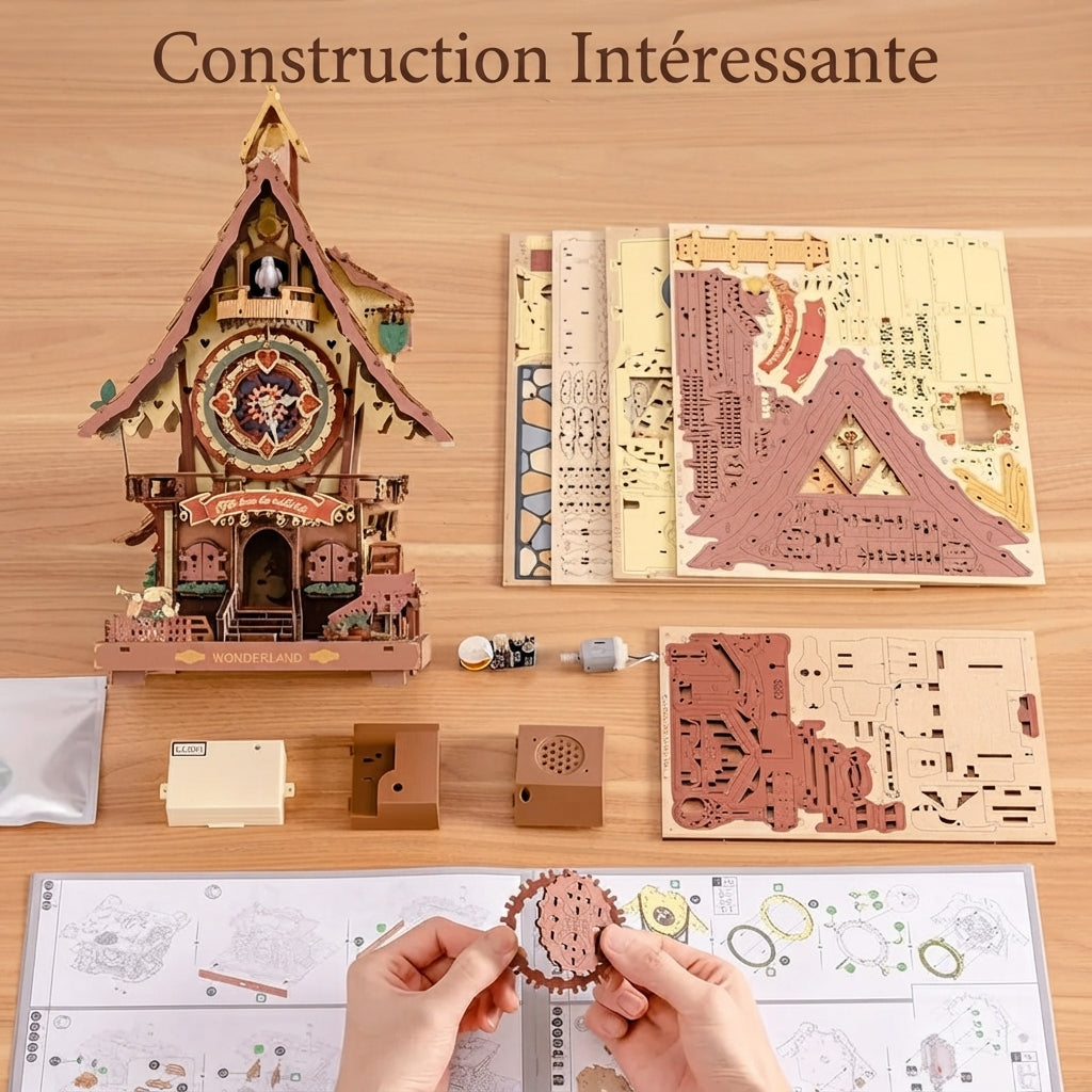 Horloge Coucou en Bois à Construire