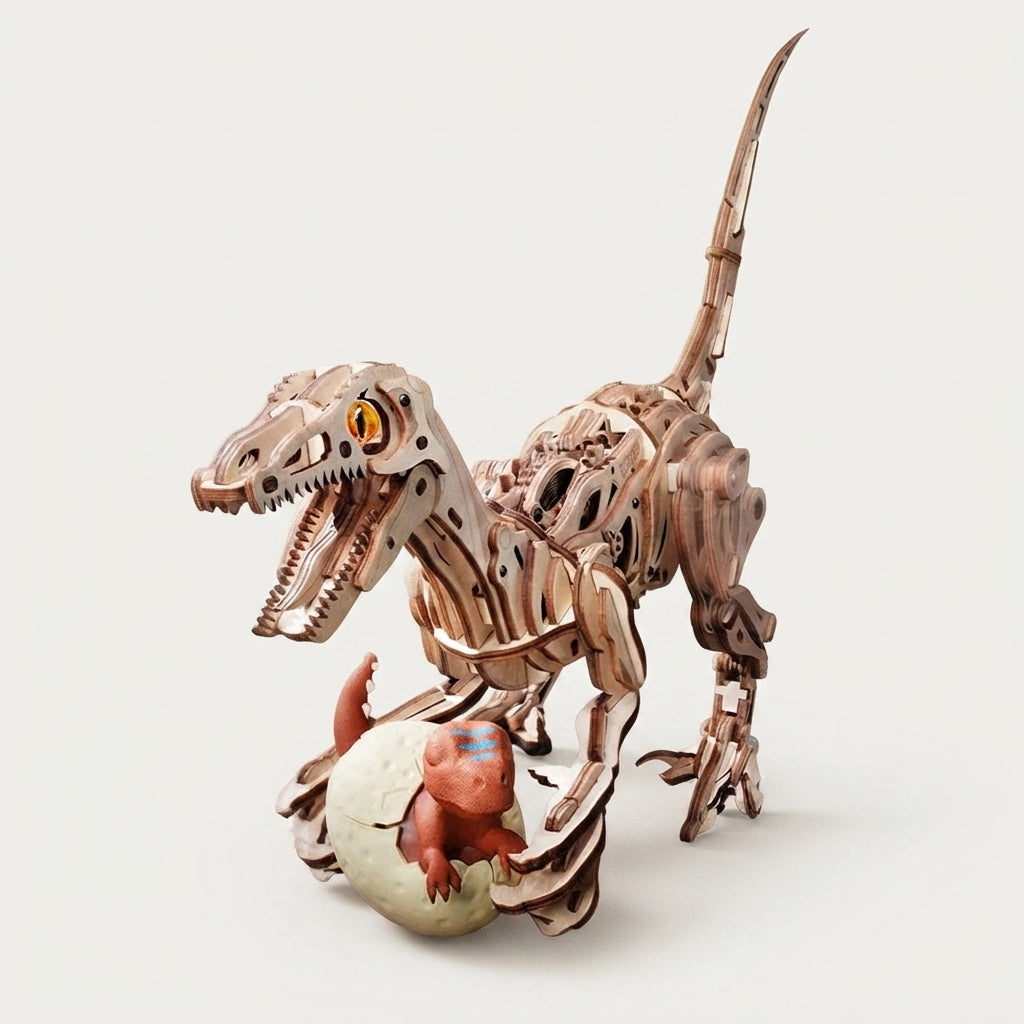Vélociraptor Mécanique à Remonter à Construire