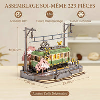 Maquette Bois Tramway Japonais à Construire