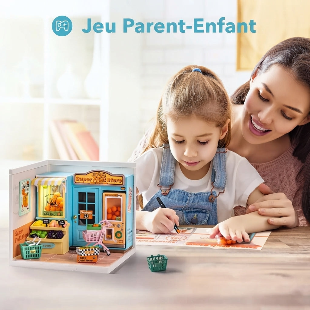 Épicerie Fruits Miniature à Construire