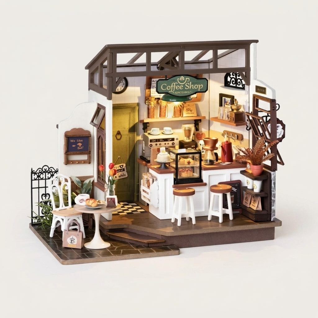 Maison Café Miniature à Construire