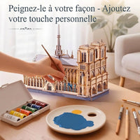 Notre Dame de Paris Puzzle 3D à Construire