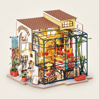 Maison aux Fleurs Miniature à Construire