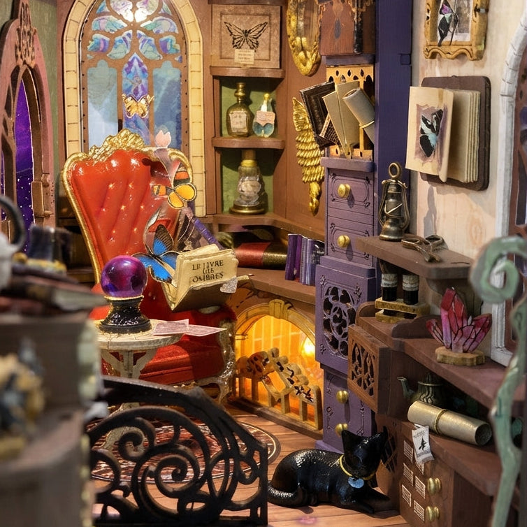 Book Nook Boutique de Sorcière Enchantée à Construire