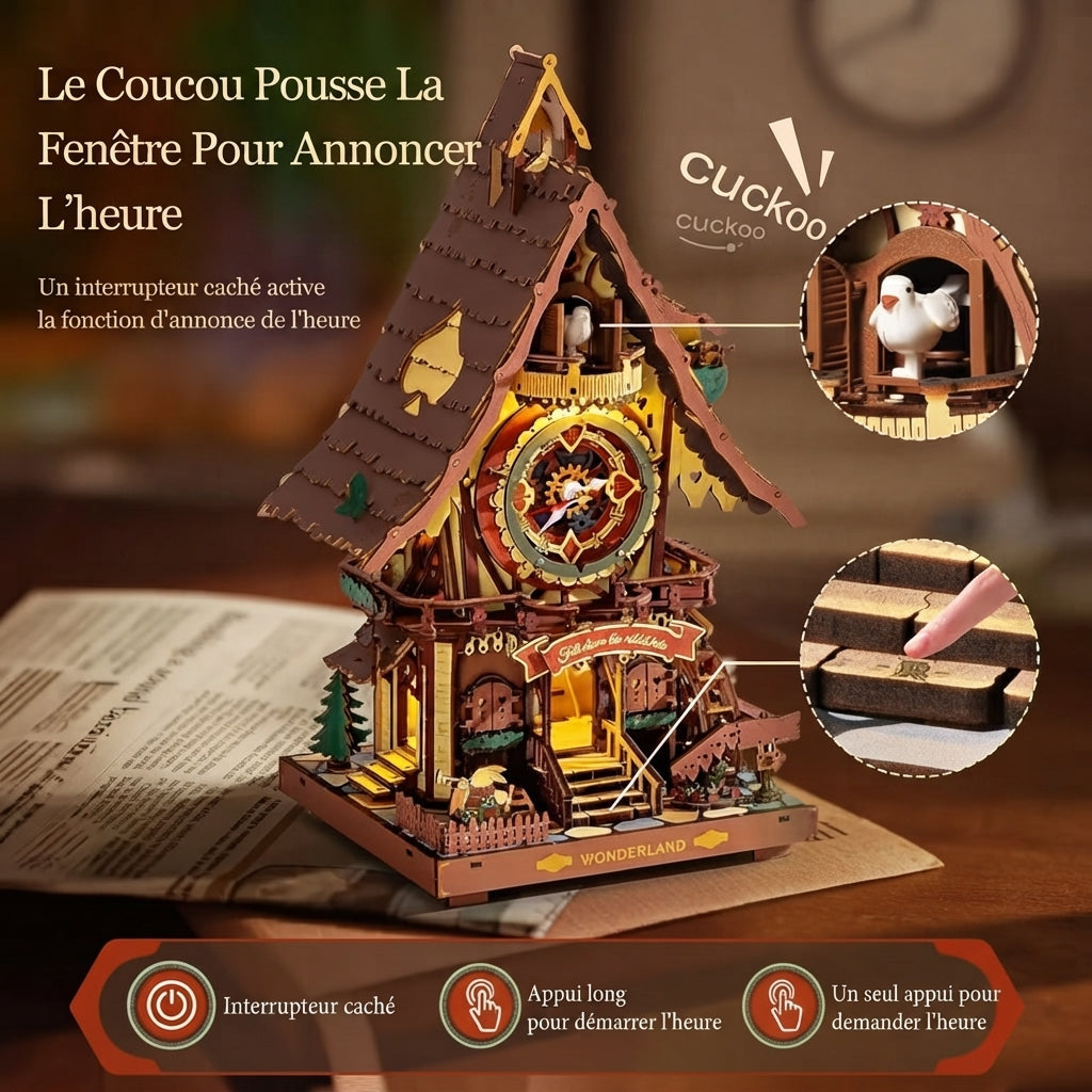 Horloge Coucou en Bois à Construire