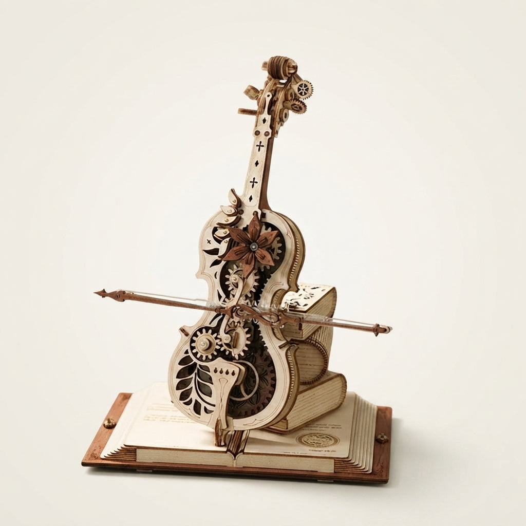 Boîte à Musique Violoncelle Mécanique à Construire
