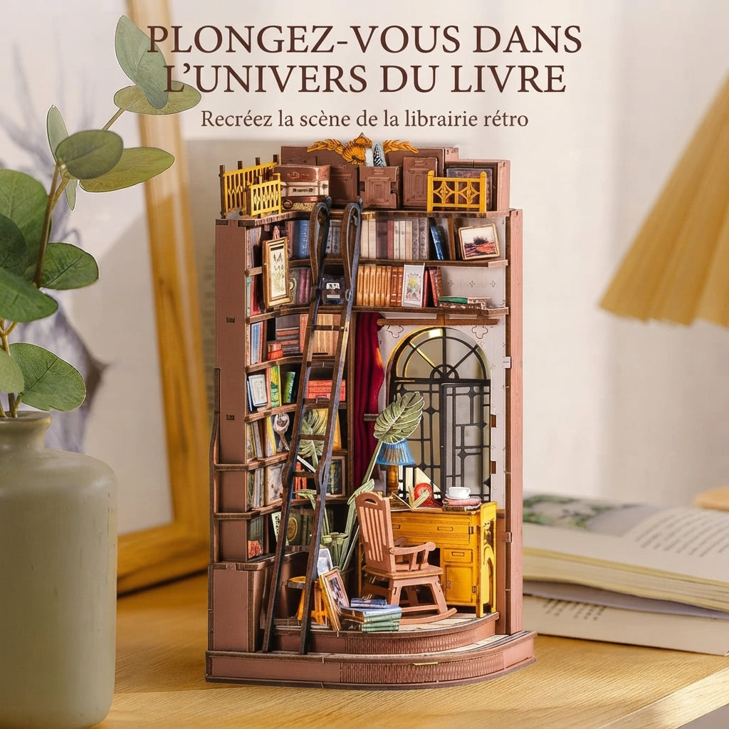 Book Nook Coin de Lecture à Construire