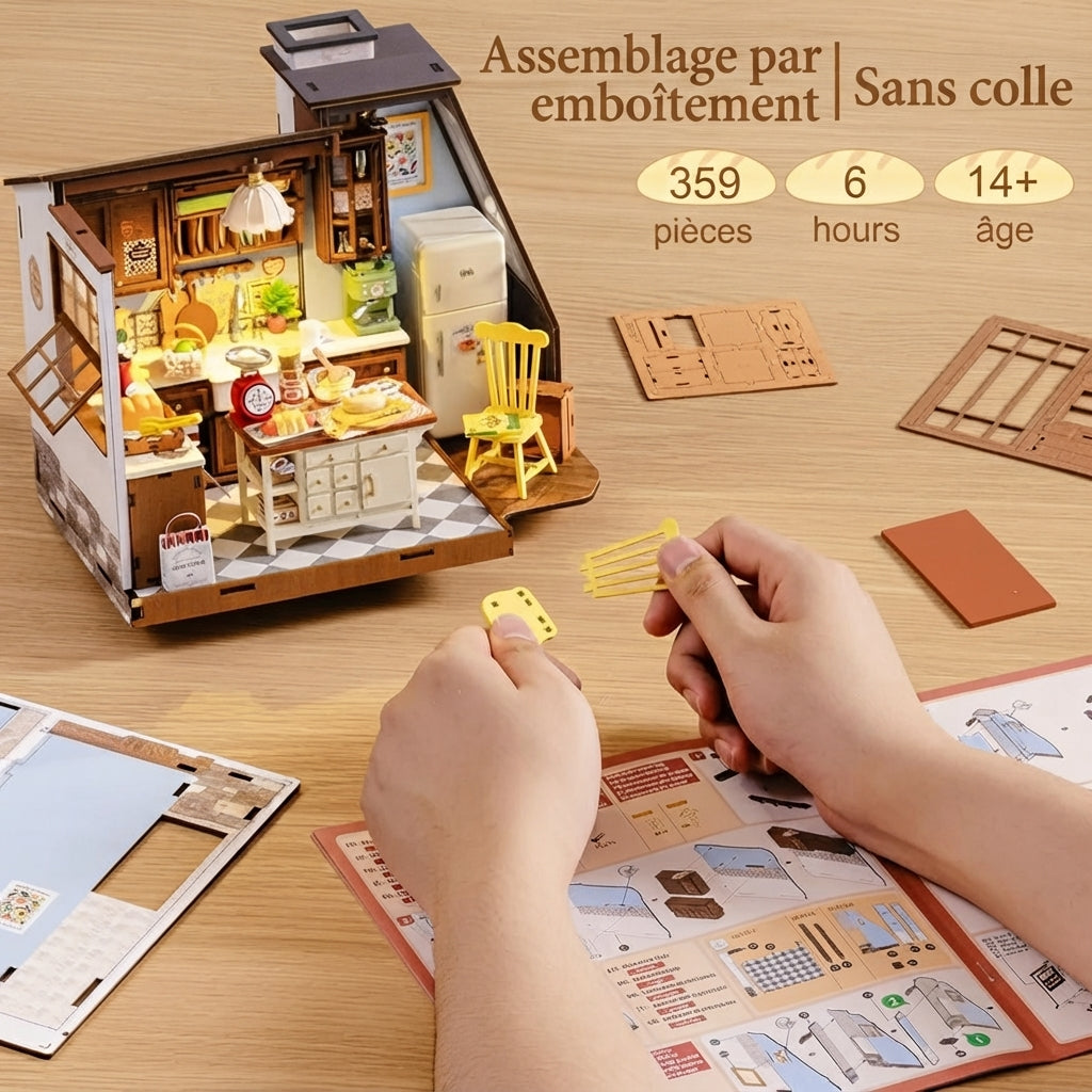 Diorama Cuisine à Construire
