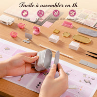Boutique Beauté Rose Miniature Modulaire à Construire