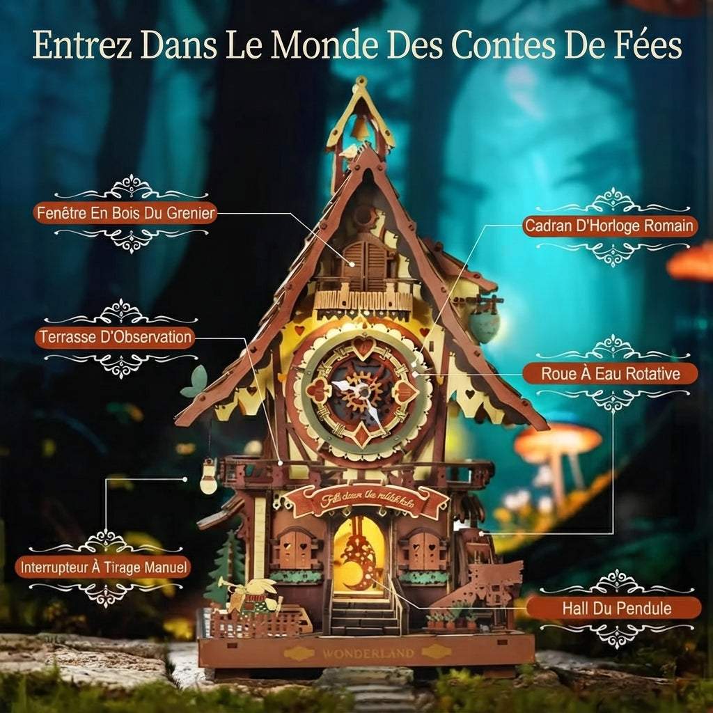 Horloge Coucou en Bois à Construire