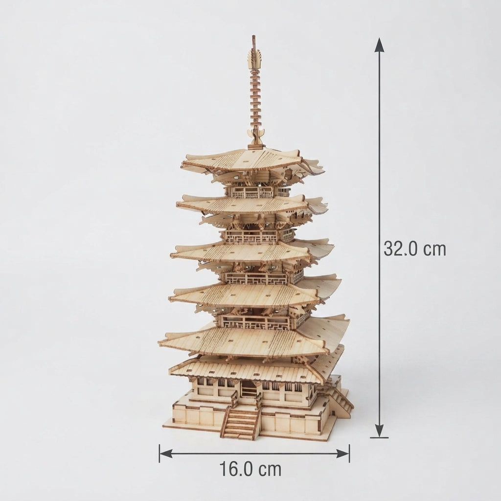 Pagode Japonaise Puzzle 3D à Construire