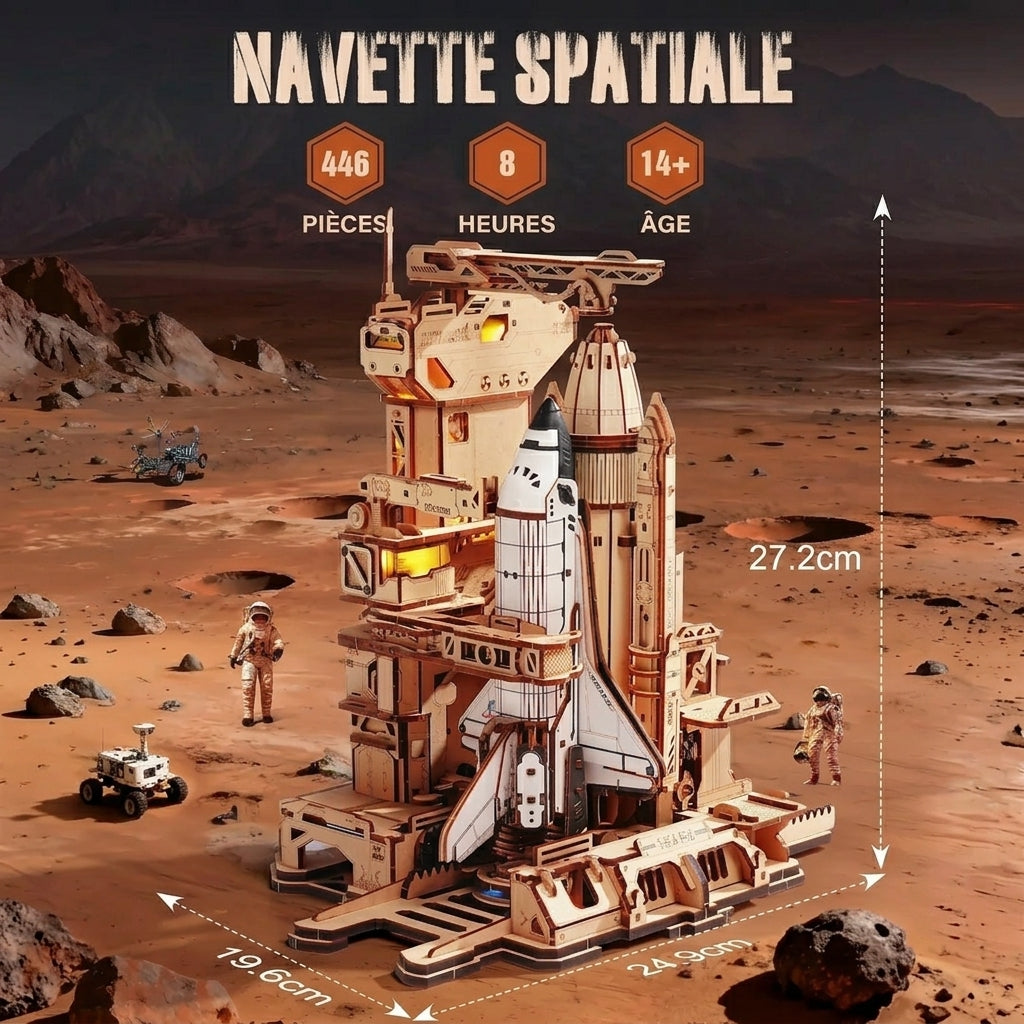 Navette Spatiale Lancement Mécanique à Construire