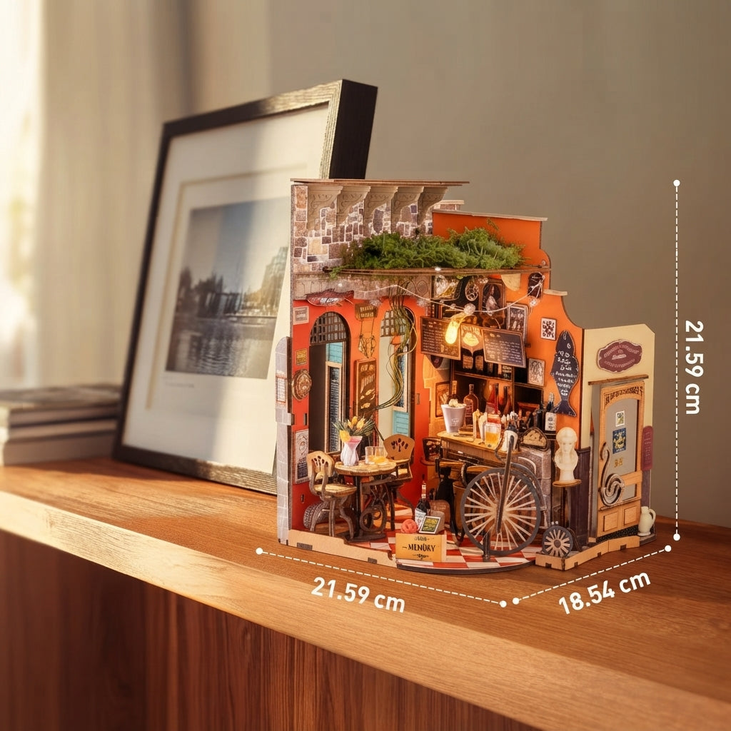 Diorama Pub Vintage à Construire