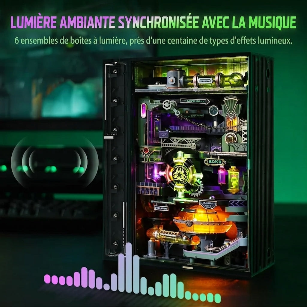 Ville Steampunk Circuit à Billes à Construir