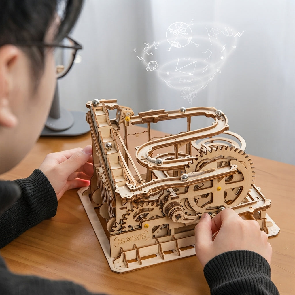 Circuit à Billes Roue à Aubes Mécanique à Construire