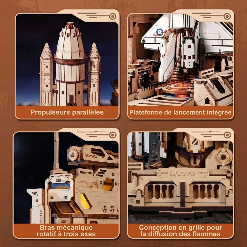 Navette Spatiale Lancement Mécanique à Construire