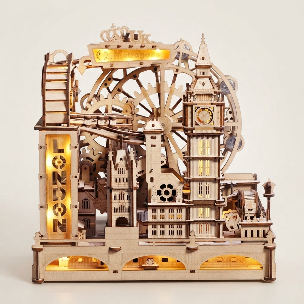 Londres Circuit à Billes Mécanique à Construire