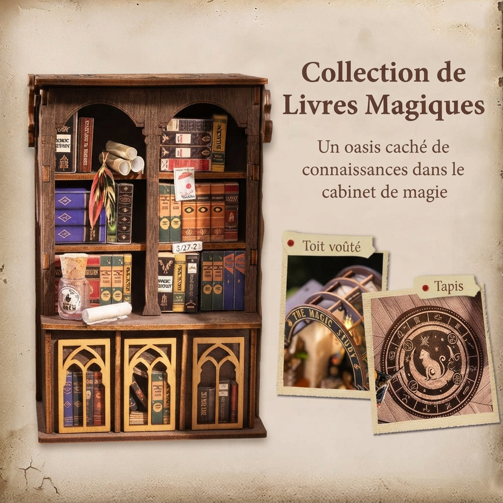 Cabinet du Sorcier Miniature à Construire