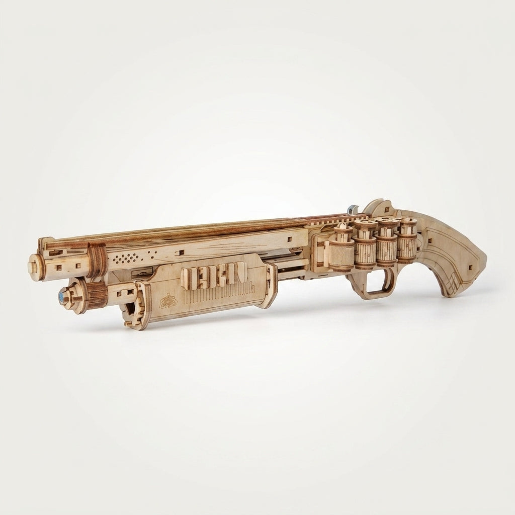 Fusil à Pompe à Élastiques à Construire