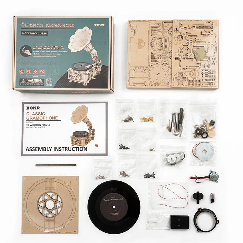 Maquette Gramophone Rétro