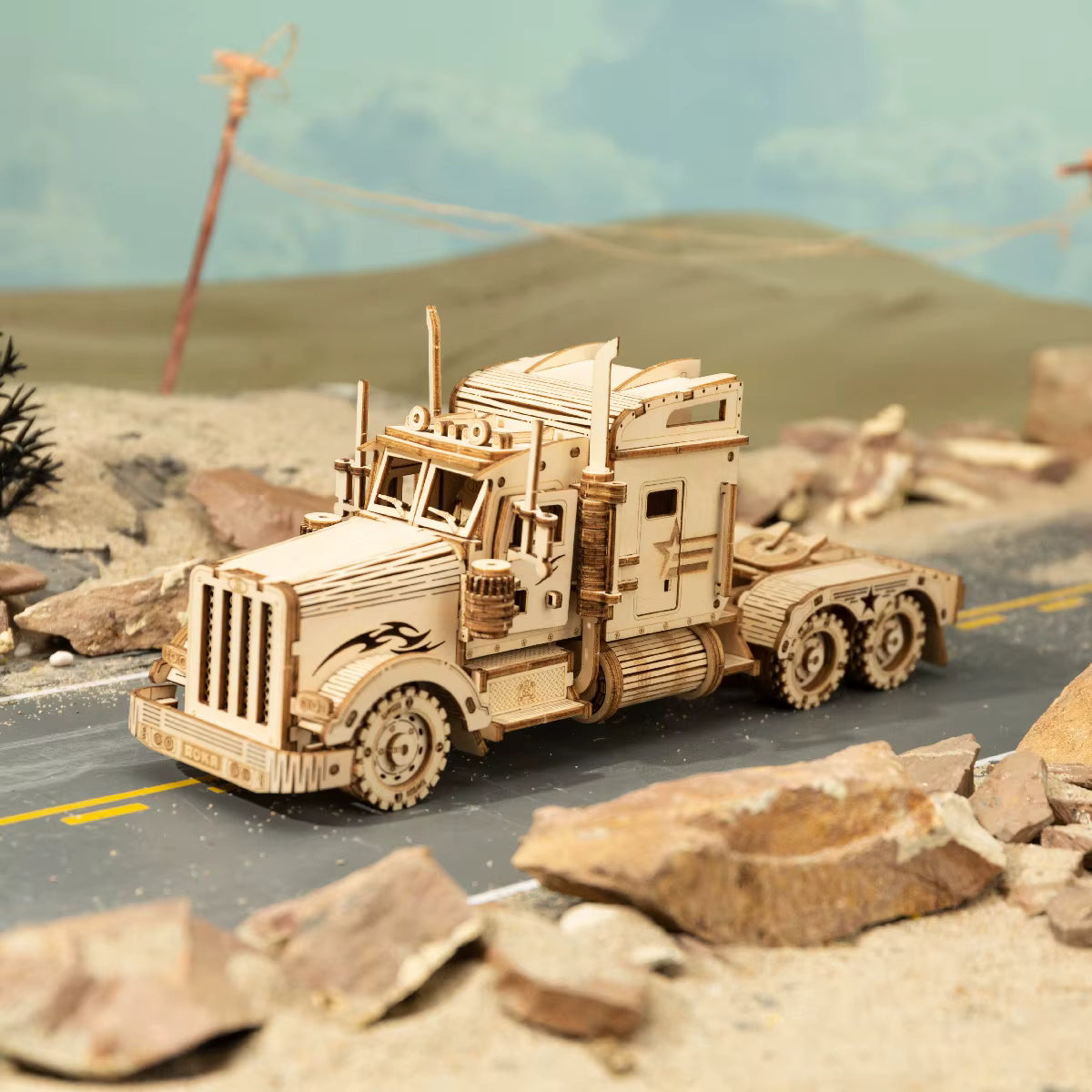 Camion Routier Vintage à Construire