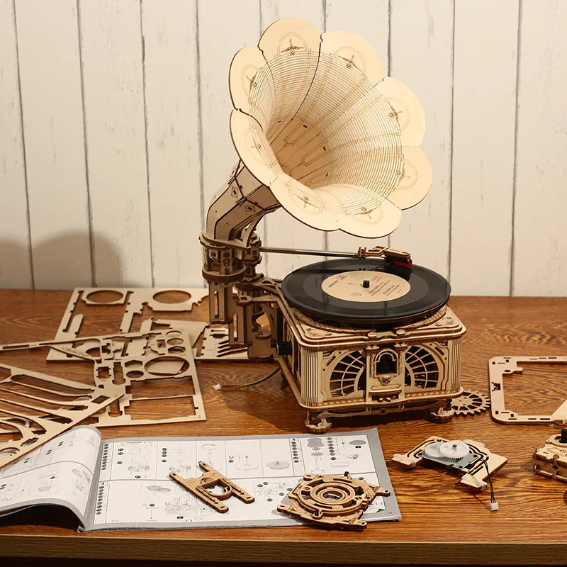 Maquette Gramophone Rétro