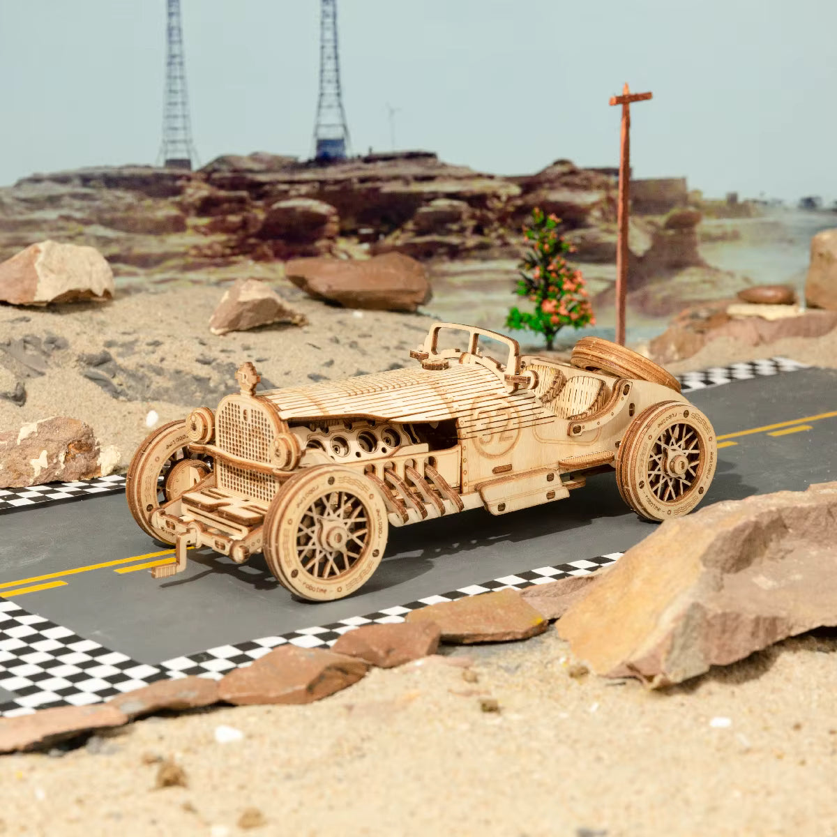 Voiture de Course Vintage à Construire