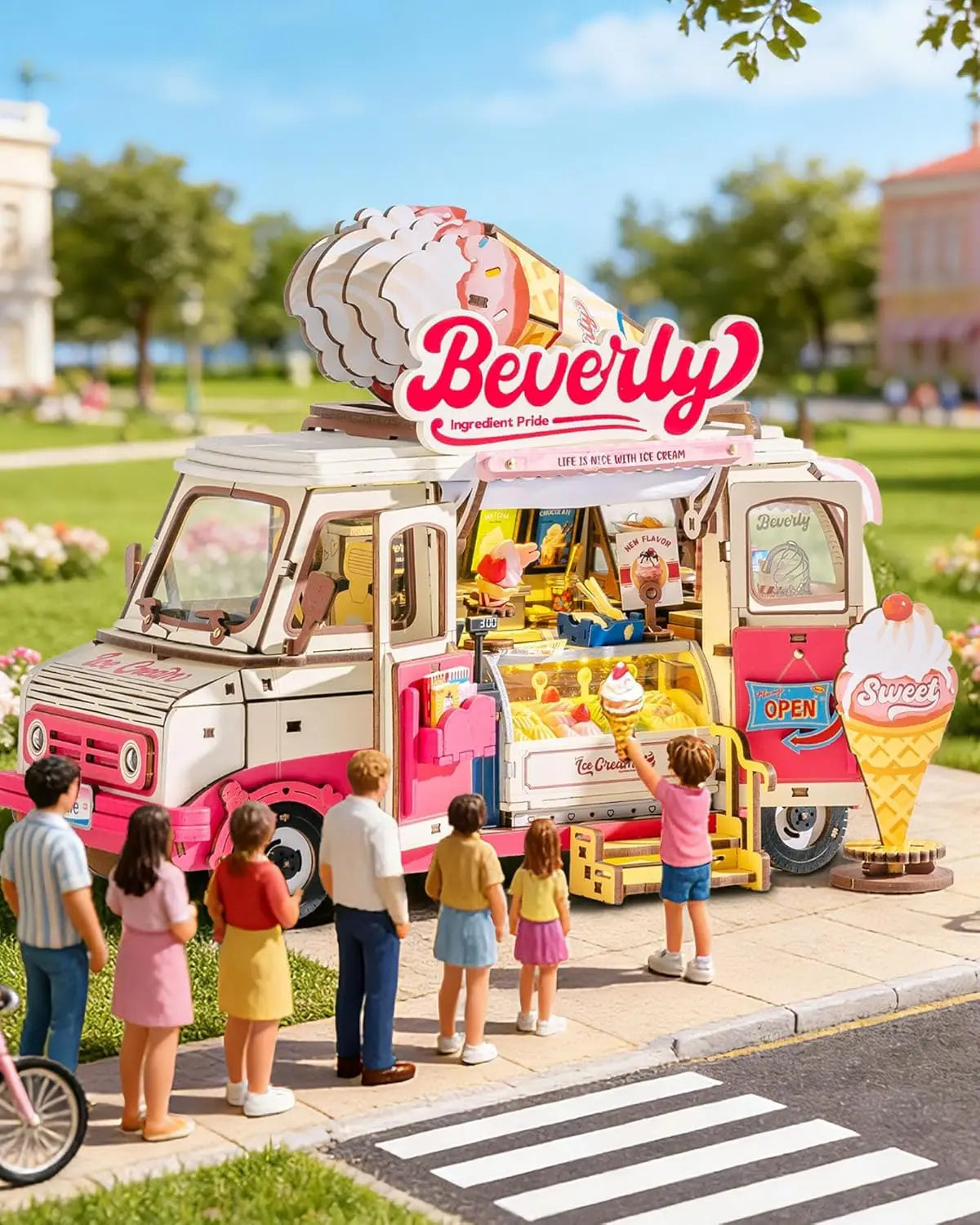 Camion à Glaces à Construire
