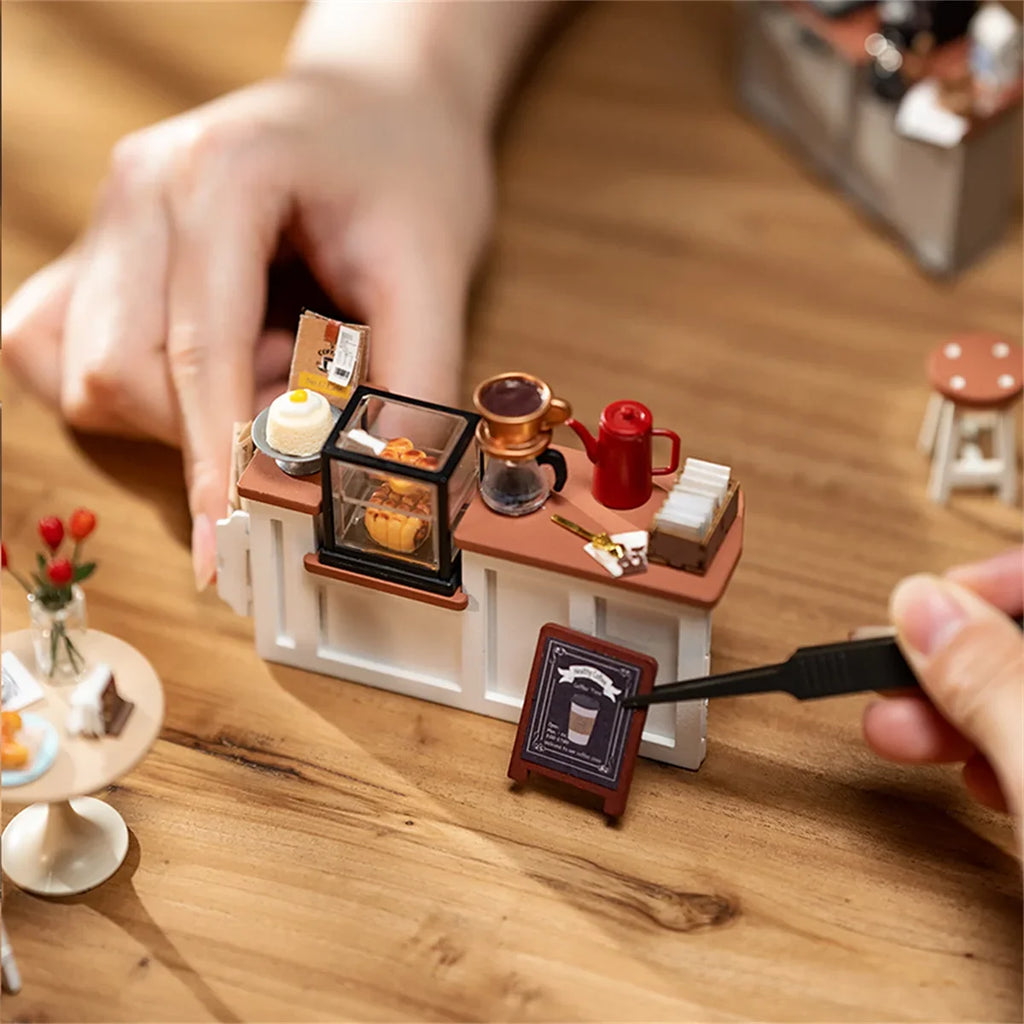 Petite Maison Café Miniature à Construire