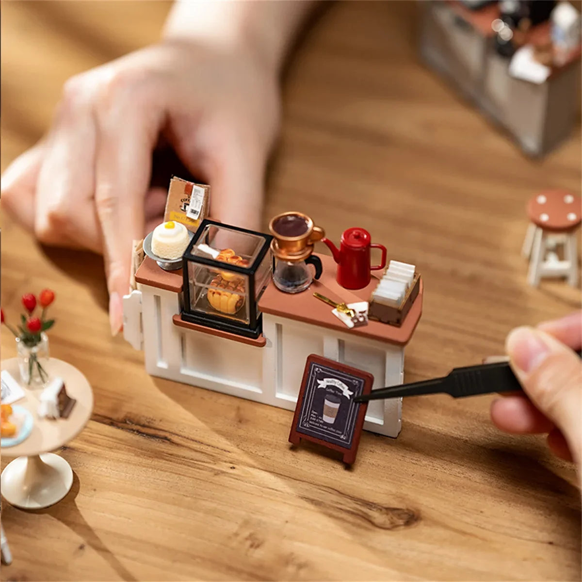 Petite Maison Café Miniature à Construire
