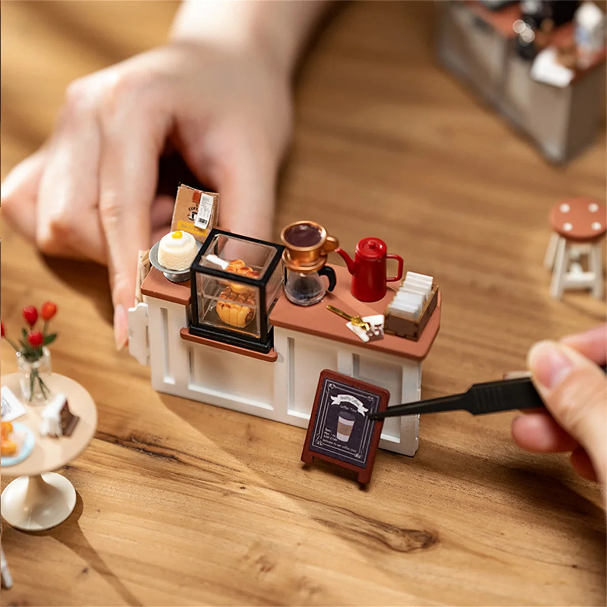 Petite Maison Café Miniature à Construire