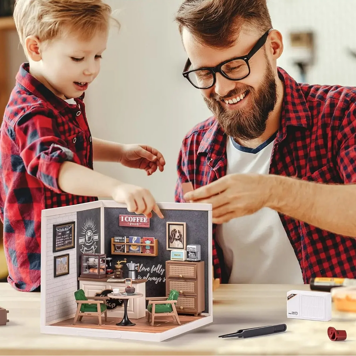 Café Miniature à Construire
