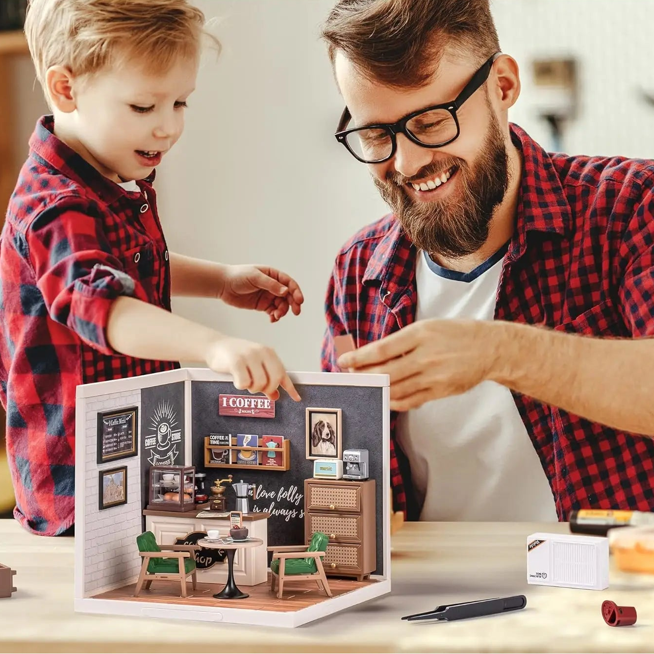 Café Miniature à Construire