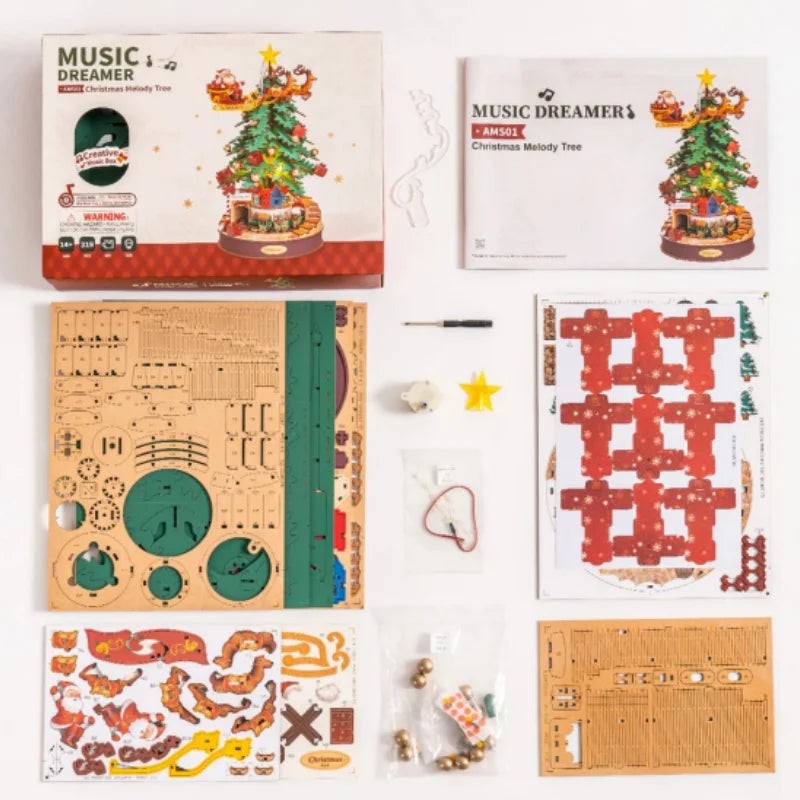 Puzzle 3D Sapin de Noël Musical